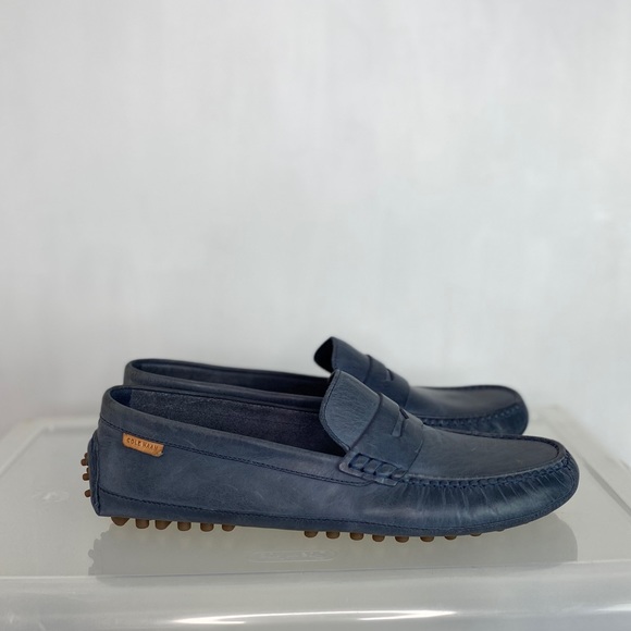 COLE HAAN Coburn Penny Washed Loafers INDIGO BLUE main image 12